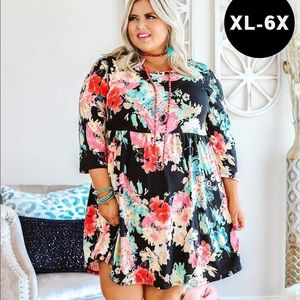 Glitz Girlz flowers 🌸 dress 2XL